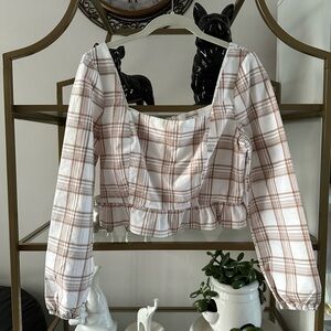Storets plaid top